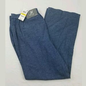 Chambray Style Career Casual Pants